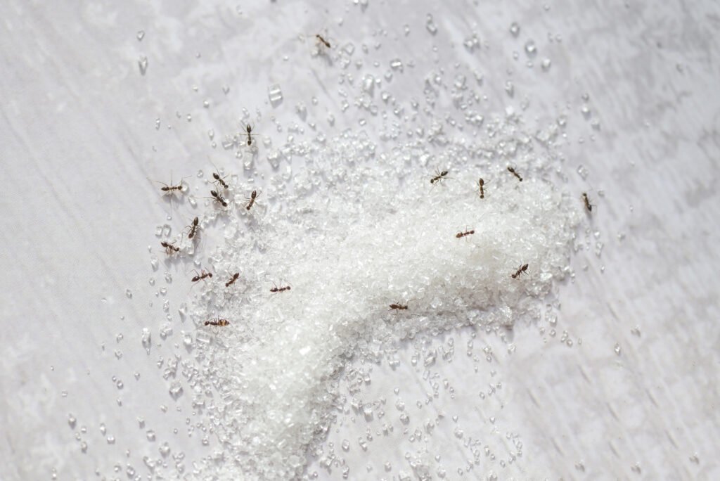 Ants infestation in food